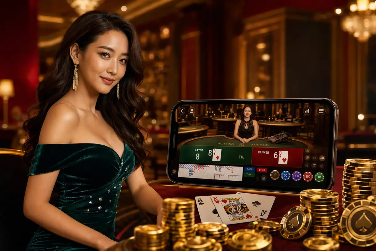 jomwin8 Casino meja permainan dealer langsung